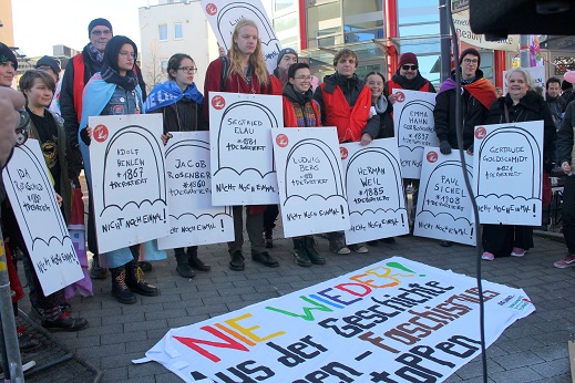 Die Linksjugend erinnert an deportierte Jüdinnen und Juden aus Büdingen: Nicht noch einmal!